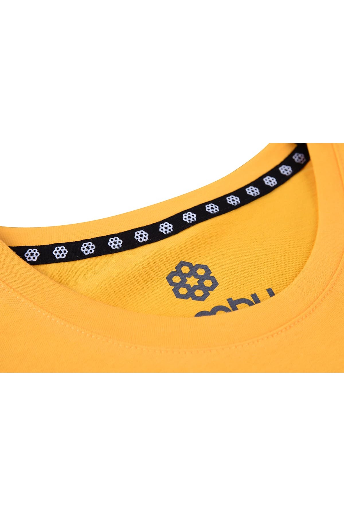 622 Tasarım Pamuk Bisiklet Yaka Sarı T-shirt 22’